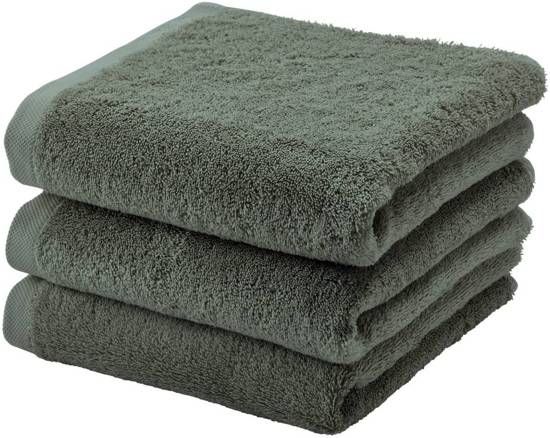 Aquanova Handdoek set/3 LONDON kleur forest-269 55x100cm