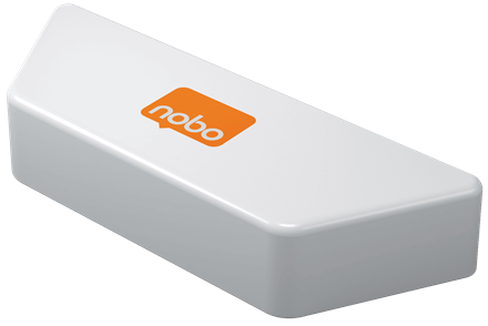 Nobo Tafelwischer Magnetisch en Droog Wit/Oranje