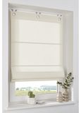 Store plissée - 100% Coton - Blanc cassé - 45 x 140 cm - Sans perçage