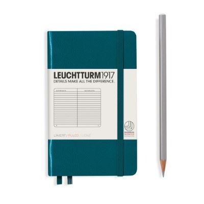 Leuchtturm Leuchtturm Notitieboek A6 Hardcover Pacific Green Gelinieerd