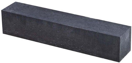 Merkloos Gardenlux Stapelelement 75 x 15 x 15 cm tuintegel Carbon per stuk