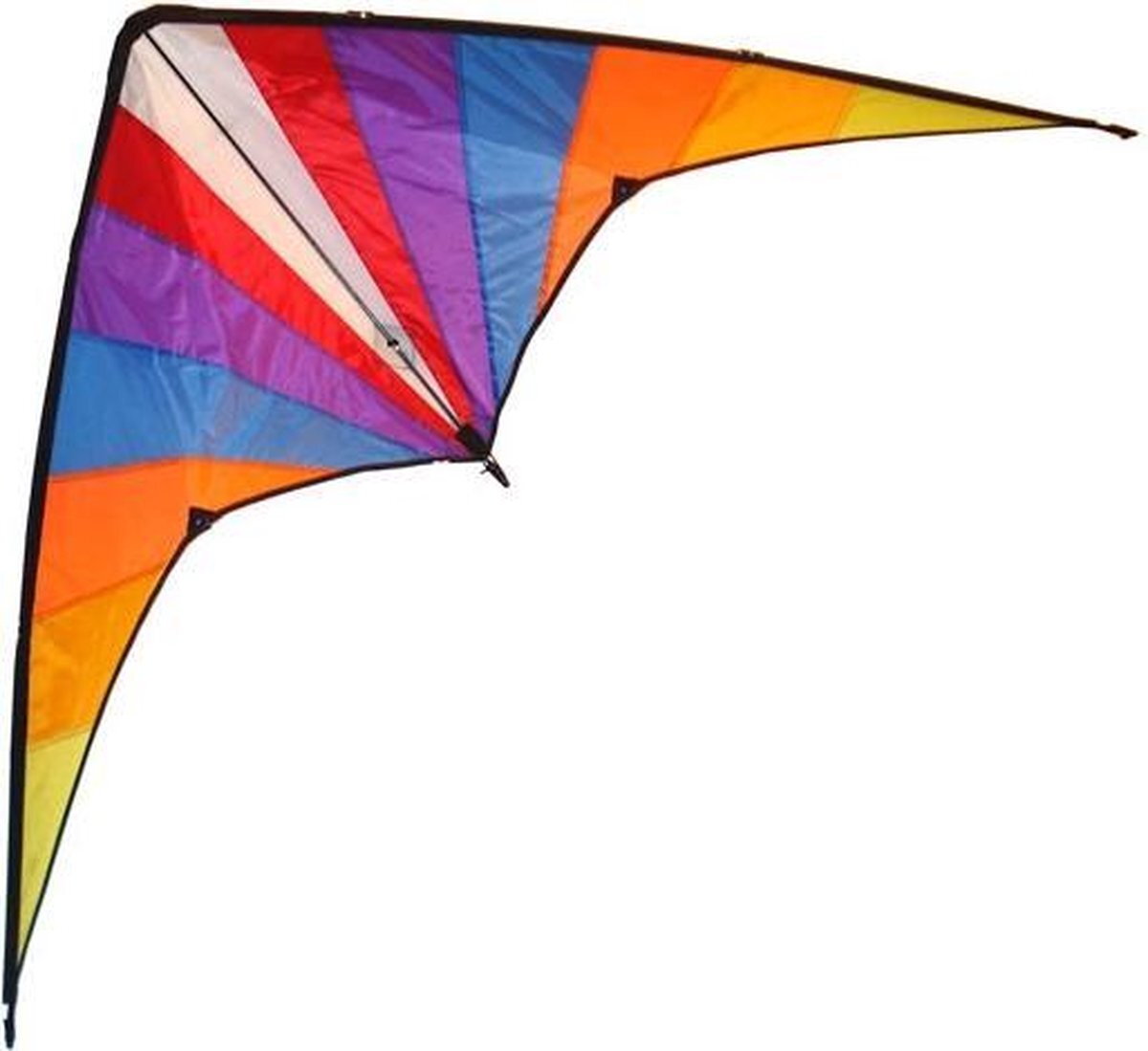 Delta Vlieger - Stuntvlieger - Regenboog - XL - 160x180 cm