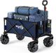 Merkloos Trolley de plage pour sable tous terrains grandes roues festival camping chariot de plage pliable chariot de jardin pliable sur roues supporte 102 kg Pliable.