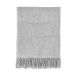 Scandi Living Plaid en laine Sandstone 130x180 cm Gris clair