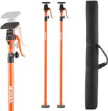 VEVOR Plafondsteun met Één Hand, 2-Pack, 125-291 Cm, Telescopische Stalen Steun