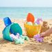 Eddy Toys Strandspeelgoed - Zandspeelgoed met Emmer, Schep en Zandvormpjes - Dierenthema