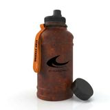 DAIKOKU Roestvrij Stalen Waterfles | 100% Lekvrij | Thermosfles Houdt 12 tot 24 Uur Warm of Koud | Veilig en Gezond | Multifunctioneel | Oranje | 1.3 L
