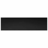 vidaXL - Raamprofielen - 2 stuks - Zwart - 100 x 25 x 2 cm - Massief beukenhout