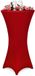 Deuba Housse de table pour table haute bordeaux Ø80cm
