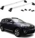 Kia Barre de toit pour Kia Sorento, année modèle 2015-2020, aluminium, argent, 2 pièces, avec certificat ABE