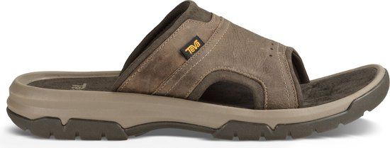 Teva M Langdon Slide Heren Sandalen - Bruin - Maat 39.5