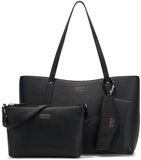 GUESS Brenton Top Zip Tote Shopper Zwart