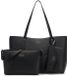 GUESS Brenton Top Zip Tote Shopper Zwart