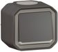 Legrand 069721L Inzetstuk Wisselschakelaar Plexo Antraciet 1 stuk(s)