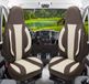 Bremer Sitzbezüge Premium Camper stoelhoezen voor Fiat WPL411 in Bruin/Beige (2 losse stoelen)