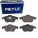 MEYLE Jeu de 4 plaquettes de frein à disque MEYLE 0252453618