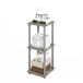 Furinno Turn-N-Tube Easy Assembly Stapelbare boekenkast, boekenplank, Frans eiken/grijs