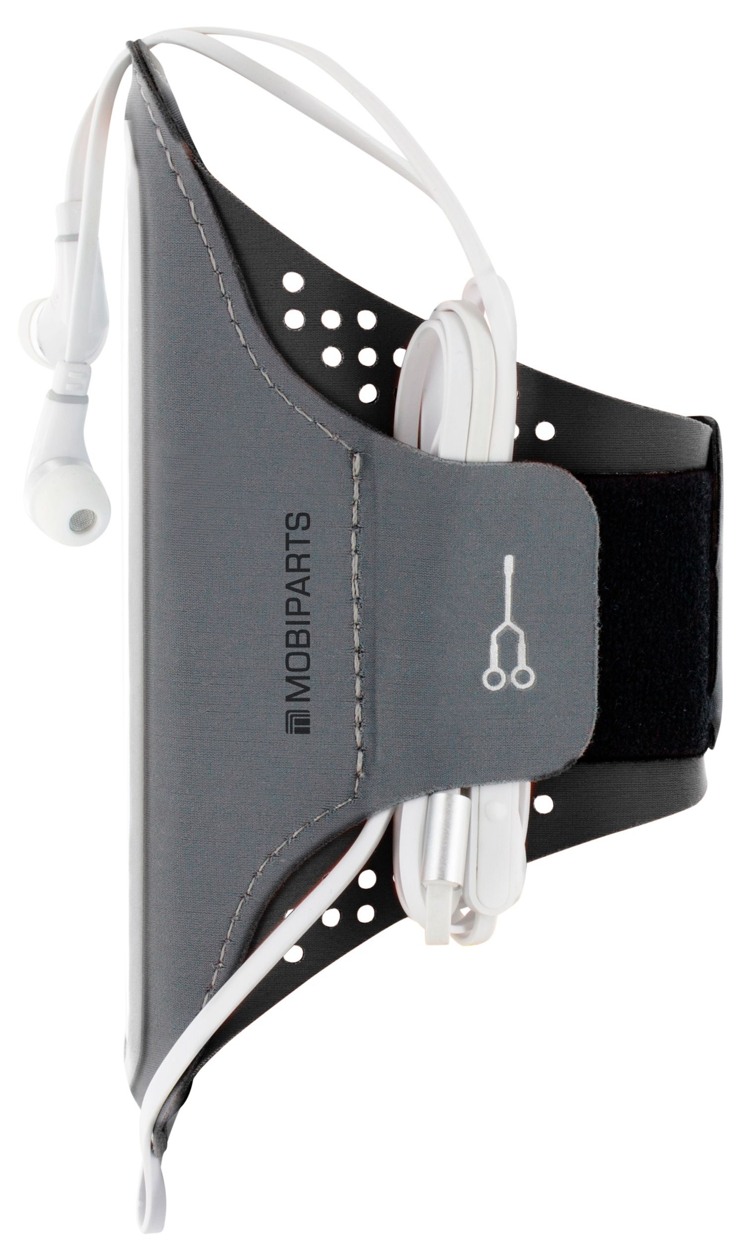 Mobiparts Comfort Fit Sport Armband Apple iPhone 6/6S/7/8 - Zwart