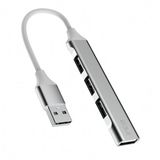 inca USB-hub, IUSB-04TUX, USB 3.0 met 5 Gbps USB Splitter, USB-C Hub Docking Station met 1XUSB 3.0 en 3XUSB 2.0 voor MacBook, Dell, Thinkpad | Aluminium behuizing |