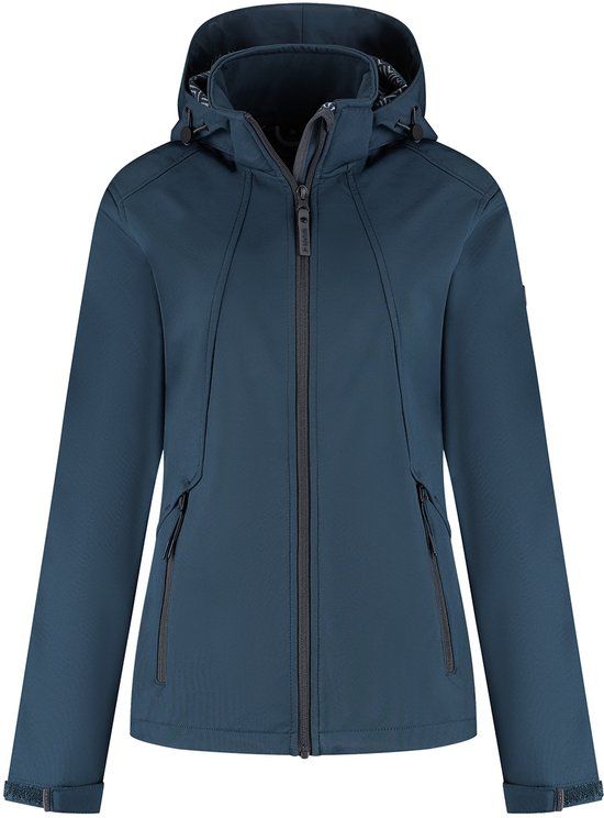 Kjelvik Outdoorjas Cleo Donkerblauw