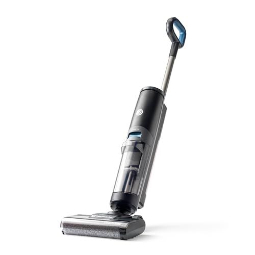 Vacmaster EasyClean HVA Harde vloerreiniger Draadloze alles-in-één stofzuiger en dweil voor natte en droge reiniging met 3 reinigingsmodi, intuïtief LED-display, spraakuitvoer en zelfreiniging