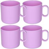 Plasticforte Onbreekbare Drinkbekers - 6x - Kunststof - 320 ml - Paars - Kinderen