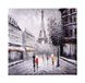 Homemania Eiffeltoren en landschappen voor woonkamer, slaapkamer, meerkleurig, 60 x 3 x 60 cm, HM20KNV60 x 60 – 113, polyester, hout