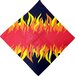 Fako Fashion® Bandana - Flame - Unisex - Katoen