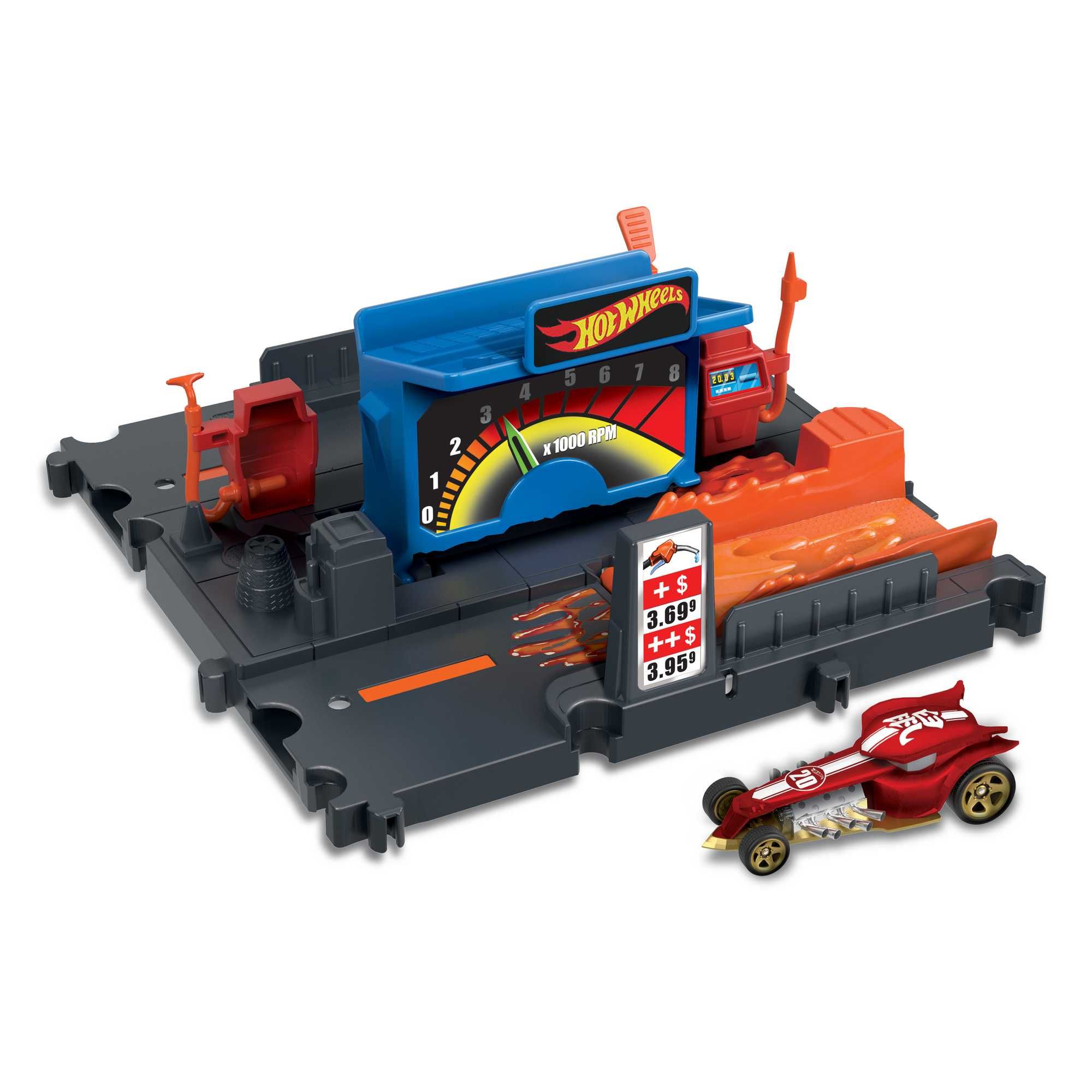 Hot Wheels City Explorer Fuel Station Shift - Hot Wheels Uitbreiding - HKX45