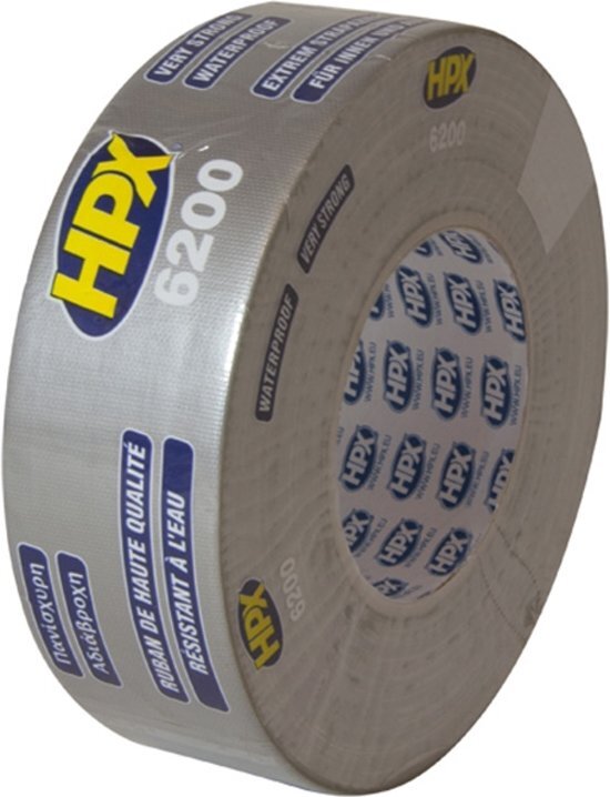 HPX Pantsertape zilver 48 mm x 50 meter