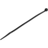 StarTech 15cm Cable Ties, 3mm Wide, 39mm Bundle Diameter, 18kg Tensile Strength, Black