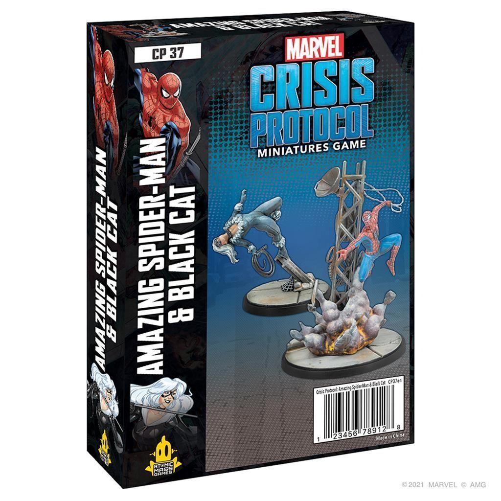 Atomic Mass Games Marvel Crisis Protocol - Aamazing Spider-man And Black Cat