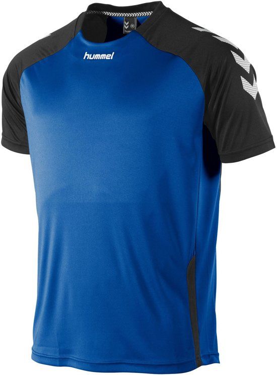 Hummel Aarhus Shirt Sportshirt Kinderen - Blauw;Zwart;Wit