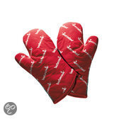 Barbecook Paar Korte Handschoenen - Rood