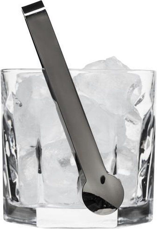 Sagaform Club Ice Bucket - Transparent Glass - 12 cm