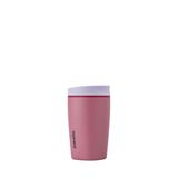 Owala SmoothSip Slider Geïsoleerde roestvrijstalen koffiebeker, herbruikbare ijskoffiemok, warme koffiemok, BPA-vrij, 355 ml, koningin haak