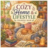 Cute Cozy Coloring Book for Adults