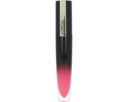 L'Oréal Make-Up Designer Brilliant Signature 306 Be Innovative – Ultra glanzende rode lippenstift – 7 ml