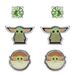 Jacmel Jewelry, Inc. Star Wars: The Mandalorian Grogu Boucles d'oreilles Set de 3 Unisexe Enfants Multi
