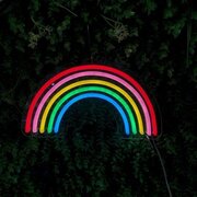 Groenovatie LED Neon Bord "Regenboog" - Incl. Adapter - 30x17cm - Multicolor