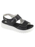 Rieker Sandals 60464 Vrouwen Zwart