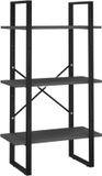 vidaXL Opbergrek 60x30x105 cm bewerkt hout grijs