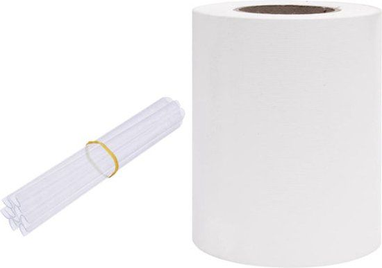 vidaXL Privacyscherm 70x19 cm PVC Wit