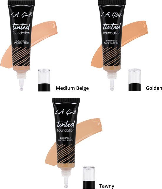 L.A. Girl Cosmetics LA Girl Tinted Foundation - Medium Beige