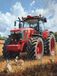 Elzusha - Peinture diamant 5D Tracteur à thème Lapin