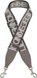LIEBESKIND BERLIN Schouderriem Accessoires voor tassen Fancy Strap Sporty Logo Webbing Strap Wood Taupe