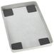 Mottez Tapis antivibrations pour la collecte d'eau - Gris