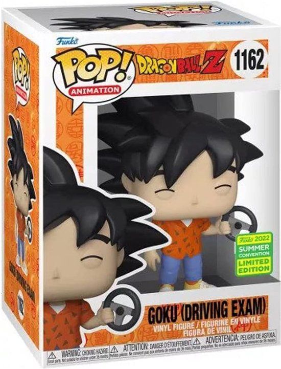 Merkloos Funko Pop! Dragonball Z - Goku Driving Exam #1162 - 2022 Summer Convention Exclusive