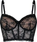 Hunkemöller Voorgevormde Longline Beugel Bh Felicity Zwart
