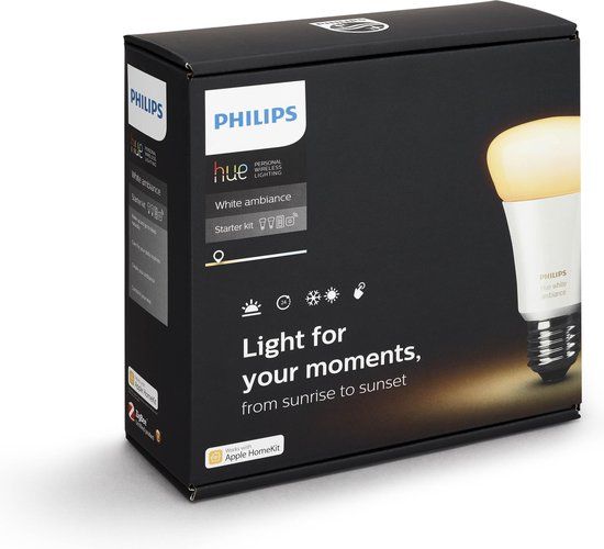 Philips Hue Ambiance 9.5W A60 E27 set EU